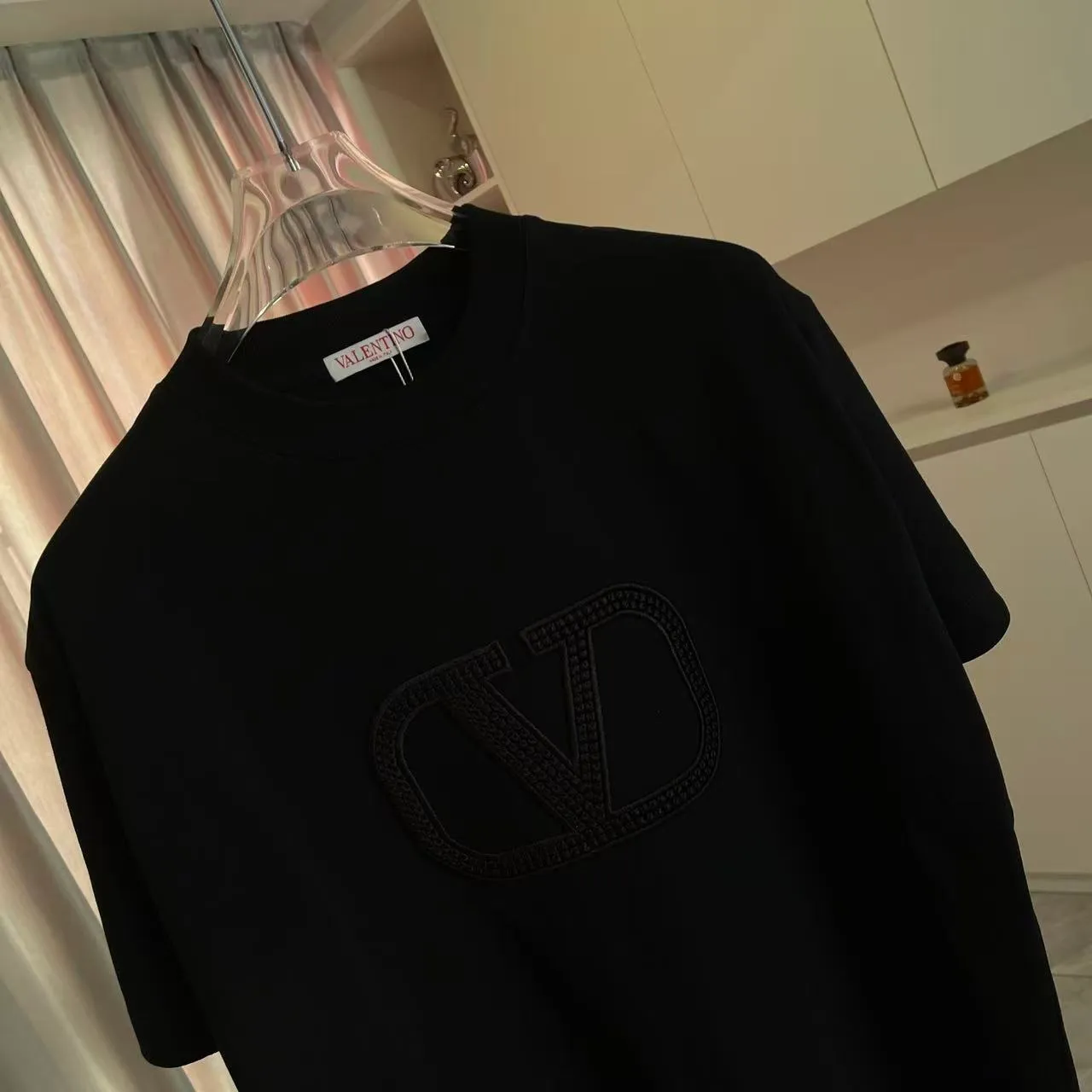 VALENTIN* 2026 New Arrival logo 300g T Same Style Size：S M L XL XXL ：Black White